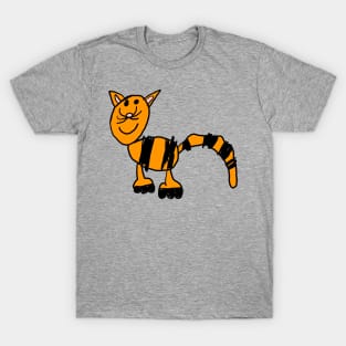 Kids Cat Drawing T-Shirt